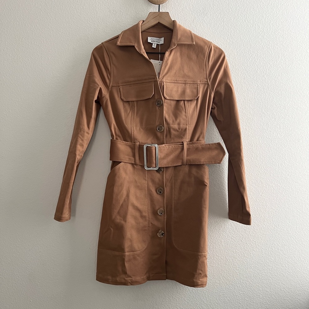 & Other Stories Belted Workwear Mini Dress NEW NWT